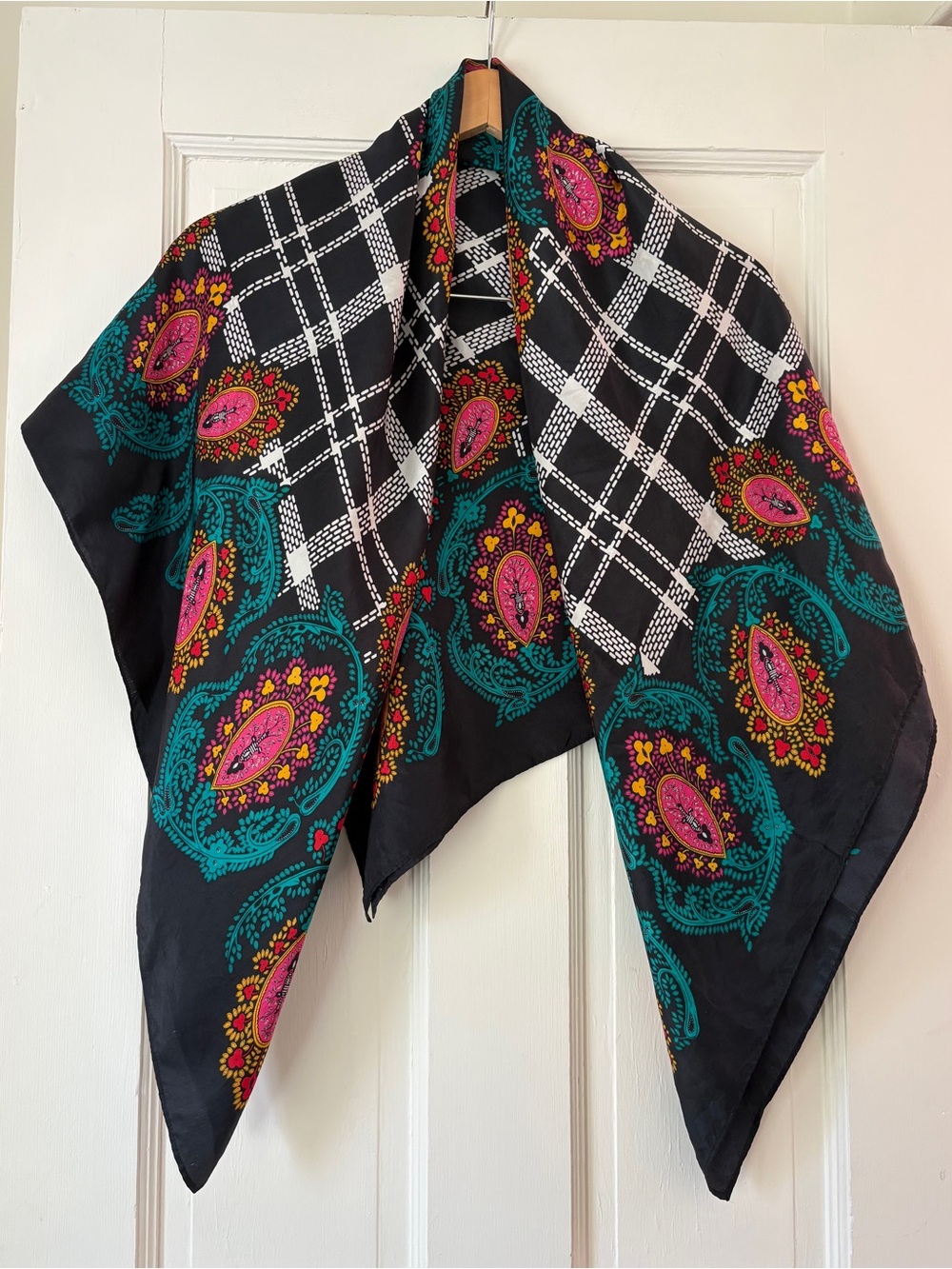 Diane Von Furstenberg Vintage Silk Scarf - Picture 2 of 11